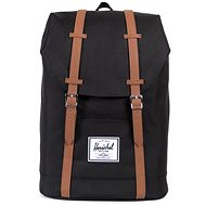 Herschel Retreat Black / Tan Synthetic Leather - City Backpack