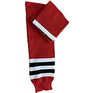 Hejduk Socks JR red-black-white, HS24 - Hockey Socks