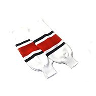 Hejduk Socks JR white-red-black, HS24 - Hockey Socks