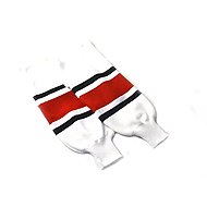 Hejduk Socks SR white-red-black, HS24 - Hockey Socks