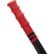 RocketGrip Tip Rubber Ultra Grip red-black, Intermediate-HS25 - Hockey Stick Butt End