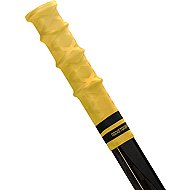 RocketGrip Rubber Ultra Grip end cap yellow-black, child-HS25 - Hockey Stick Butt End
