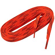 Winnwell Waxed shoelaces orange, 130", WW24 - Shoe Laces
