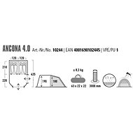 High Peak Tent Ancona 4.0, grey-green - Tent