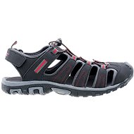 Hi-Tec Tiore Black/Dark Grey/Red, size EU 42/280mm - Sandals