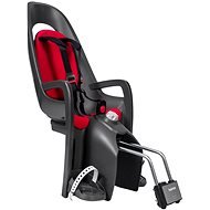 Hamax Caress gyerekülés zárható adapterrel, sötétszürke/piros - Kerékpár gyerekülés