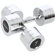 Chrome plated dumbbells HMS CHD07 2 x 7 kg - Dumbell