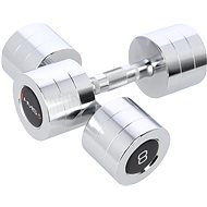 Chrome plated dumbbells HMS CHD08 2 x 8 kg - Dumbell