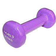Cast iron dumbbell covered with vinyl HMS 0,75 kg - Dumbell