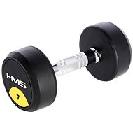 HMS HG Pro 7 kg rubberized one-handed dumbbell - Dumbell
