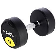 HMS HG Pro 14 kg rubberized one-handed dumbbell - Dumbell