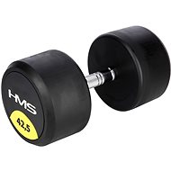 HMS HG Pro 42,5 kg rubberized one-handed dumbbell - Dumbell