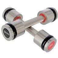 Chrome plated professional dumbbells HMS PREMIUM HH04 2 x 4 kg - Dumbell Set