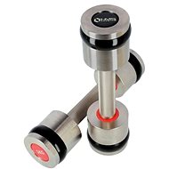 Chromed professional dumbbells HMS PREMIUM HH05 2 x 5 kg - Dumbell Set