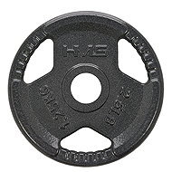 HMS Hammertone Weight Plate with Handle THM01 1.25kg Anthracite - Gym Weight