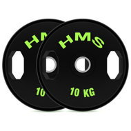 HMS Set of rubberized Olympic discs TOG10 2 × 10 kg - Gym Weight