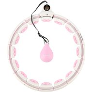 HHW06 pink massage hula hoop with weights and counter HMS - Hula Hoop