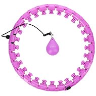 HHW12 plus size purple massage hula hoop with HMS weights - Hula Hoop