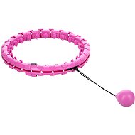 FH01 Fialová masážní hula hoop obruč se závažím home - Hula Hoop
