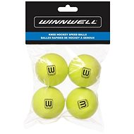 Winnwell Balloon Speed Yellow (4pack), yellow - Ball Hockey Ball