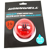 Winnwell Liquid Filled Balloon, Red, Hard - Ball Hockey Ball