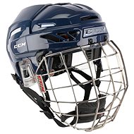 CCM Fitlite 3DS Combo YTH, Dark Blue, Children's, 47-55cm - Hockey Helmet