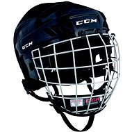 CCM 50 Combo SR, White, Senior - Hockey Helmet