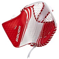 Bauer Vapor 2X S19 INT, White, Intermediate, Backhand Guard - Catch Glove