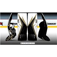 Brian’s Optik 2 SR, White-Black-Red, Senior, 35+1“ - Goalie Pads