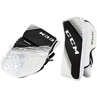 CCM YTFlex 2 YTH, White-Black, Kids', Backhand Guard - Catch Glove