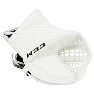 CCM EFlex 4.9 INT, White, Intermediate, Backhand Guard - Catch Glove
