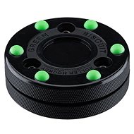 Green Biscuit Roller Hockey, Black - Puck