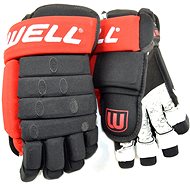 Winnwell Classic 4-Roll SR, Black/Red, Senior, 15“ - Hockey Gloves