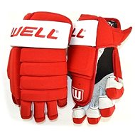 Winnwell Classic 4-Roll SR, Red/White, Senior, 15“ - Hockey Gloves