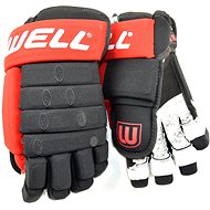 Winnwell Classic 4-Roll JR, Black/Red, Junior, 10“ - Hockey Gloves