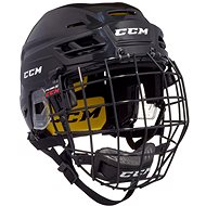 CCM Tacks 210 Combo SR, black, Senior, S, 52-57cm - Hockey Helmet