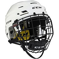 CCM Tacks 210 Combo SR, white, Senior, L, 58-63cm - Hockey Helmet