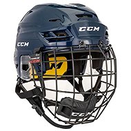 CCM Tacks 210 Combo SR, dark blue, Senior, M, 55-60cm - Hockey Helmet