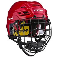 CCM Tacks 210 Combo SR, red, Senior, S, 52-57cm - Hockey Helmet