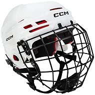CCM Tacks 910 Combo SR, white, Senior, XS, 51-55cm - Hockey Helmet