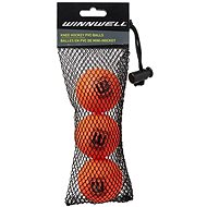 Winnwell balls 3 pieces red, Hard - Ball Hockey Ball