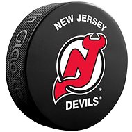 InGlasCo NHL Logo Blister 1 piece New Jersey Devils - Puck