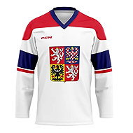 CCM National jersey white without ads, Senior, XXL - Jersey