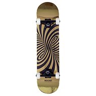 Rocket Skateboards Rocket - Twisted Foil Gold - 7,5" - skateboard - Skateboard