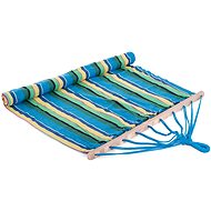 Verk hammock wood 200 × 80 cm, light blue stripes - Hamaka