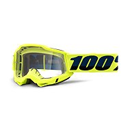 100% Speedlab Accuri 2 Goggle Fluo/Yellow Clear Lens - Cycling Glasses