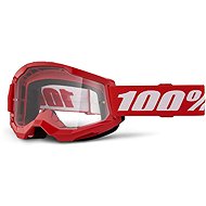 100% Speedlab Strata 2 Goggle Red Clear Lens - Cycling Glasses