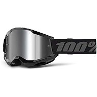 100% Speedlab Strata 2 Goggle Black Mirror Silver Lens - Cycling Glasses