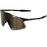 100% Speedlab Hypercraft Matte Black Soft Gold Mirror Lens - Cycling Glasses