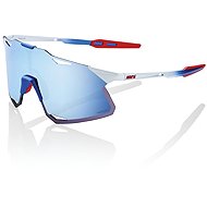 100% Speedlab Hypercraft Total Energies Team Matte White/Metallic Blue HiPER Blue Multilayer Mirror - Cycling Glasses